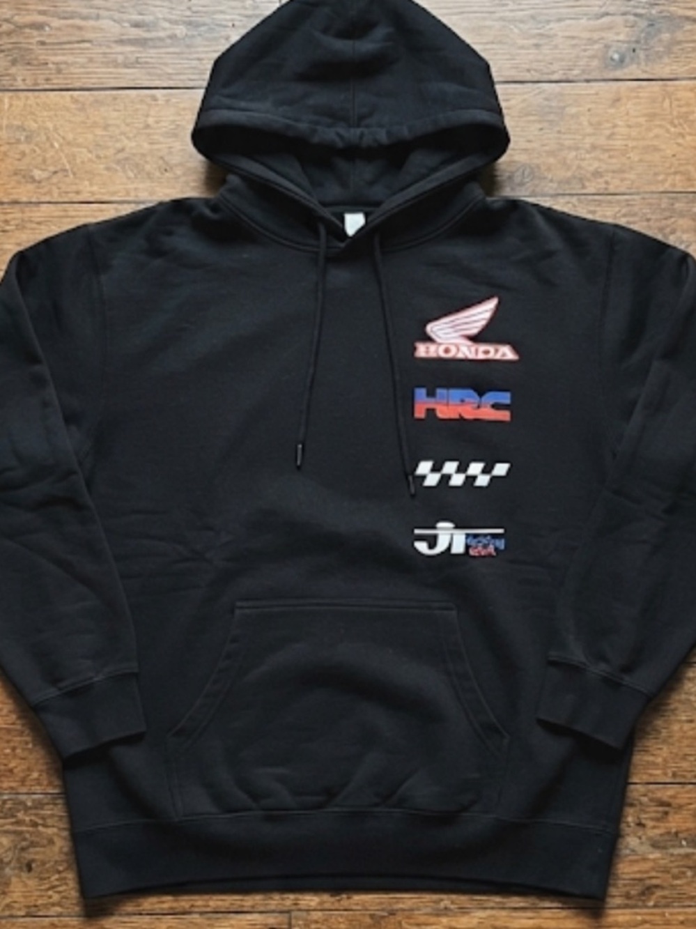 Honda Racing 95 Black Logo Pullover Hoodie
